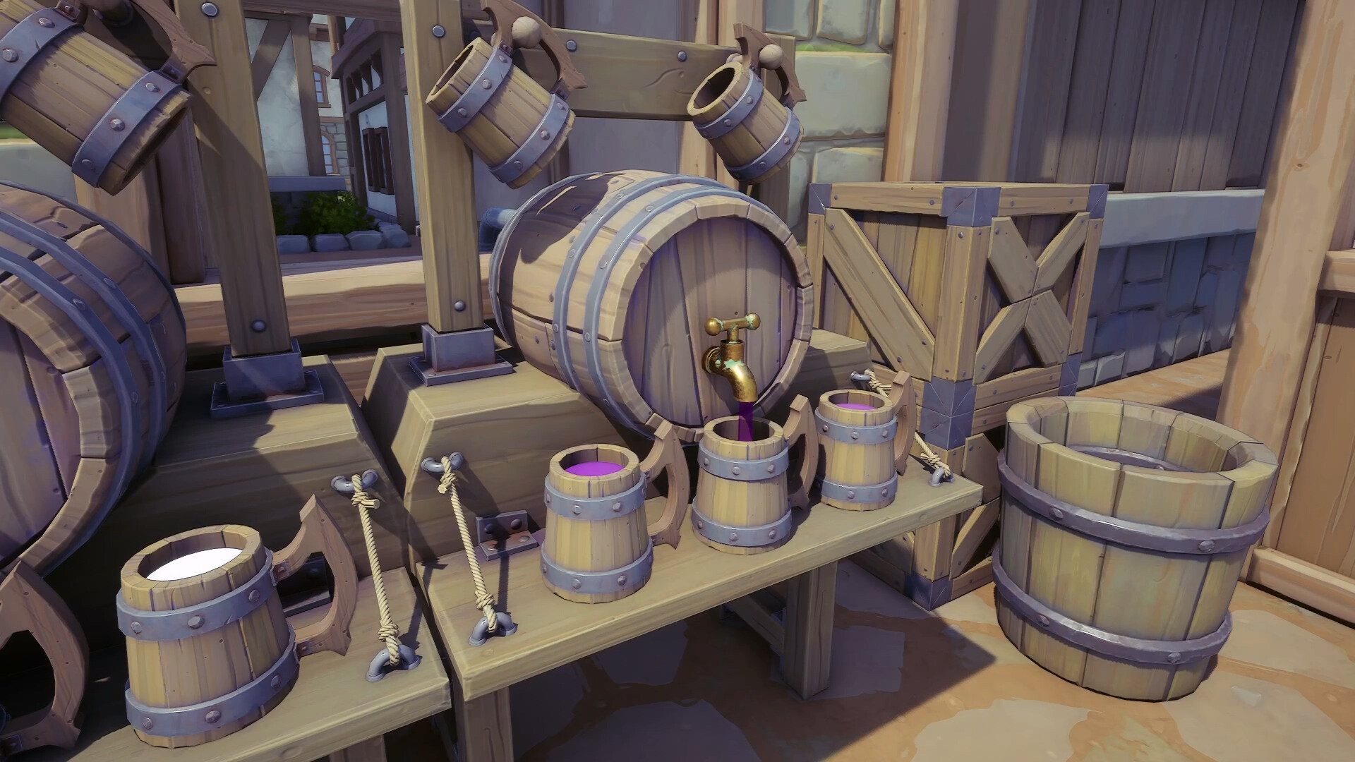 Official Alchemy Factory screenshot showing machines and production lines inside the workshop