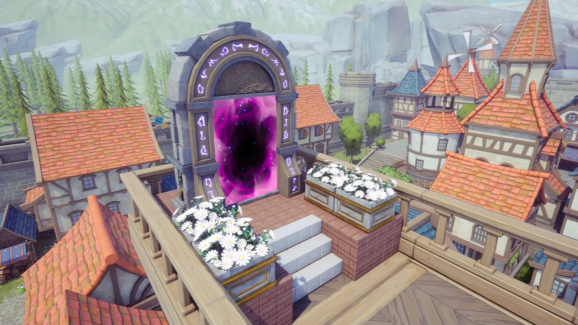 Official Alchemy Factory screenshot showing connected alchemy processing stations and material flow