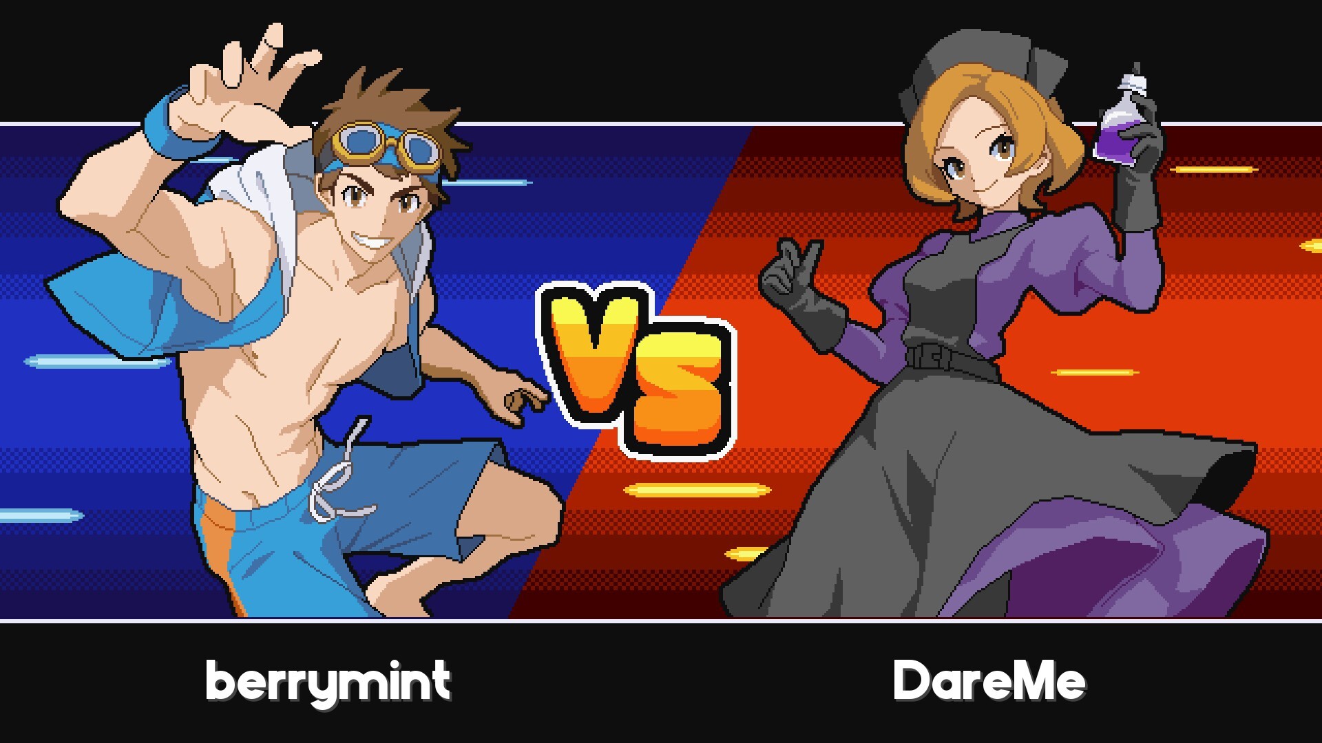 Official Batomon Showdown screenshot showing a three-versus-three automated battle