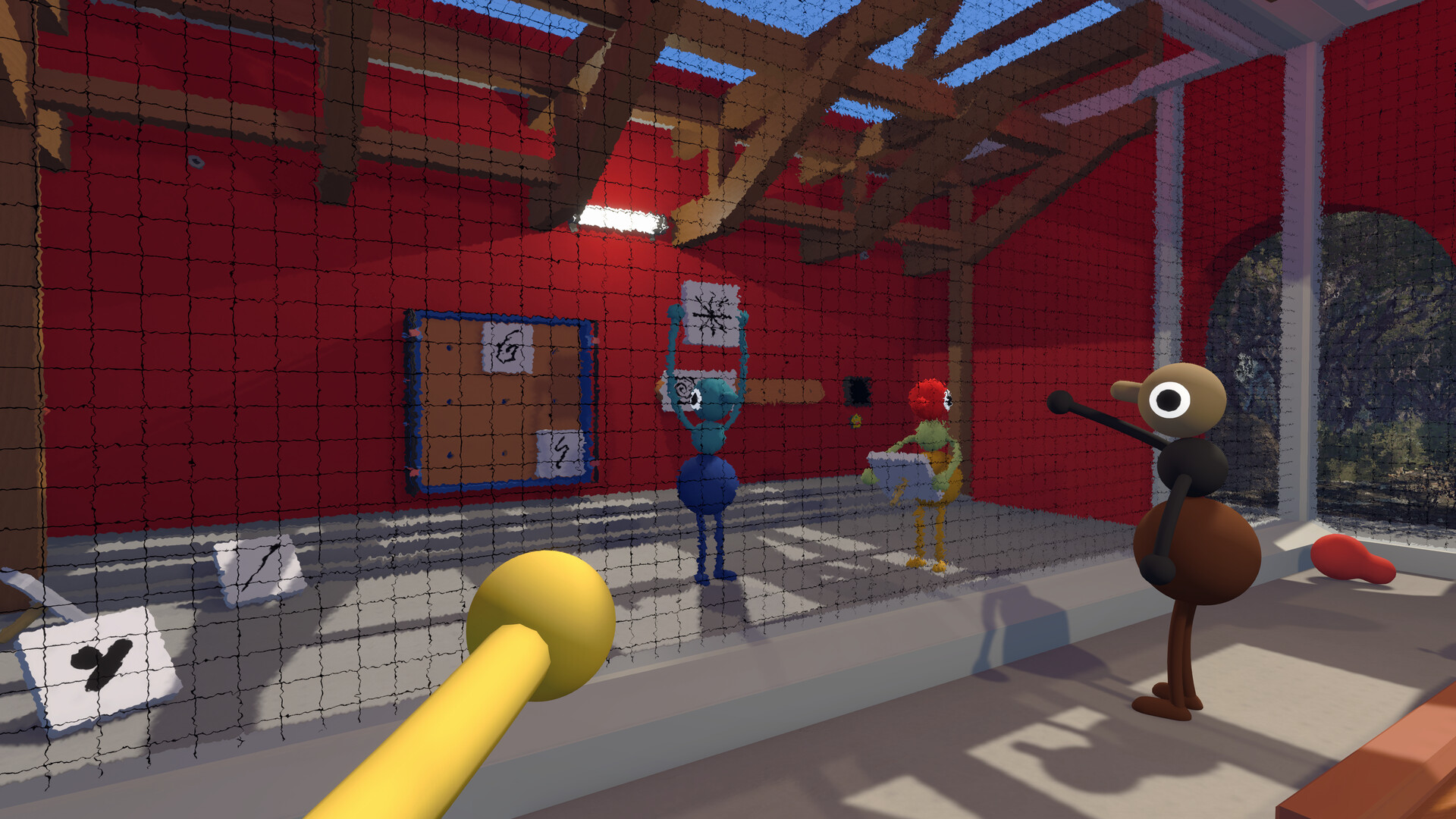 Official Big Walk screenshot showing cooperative traversal and separated players