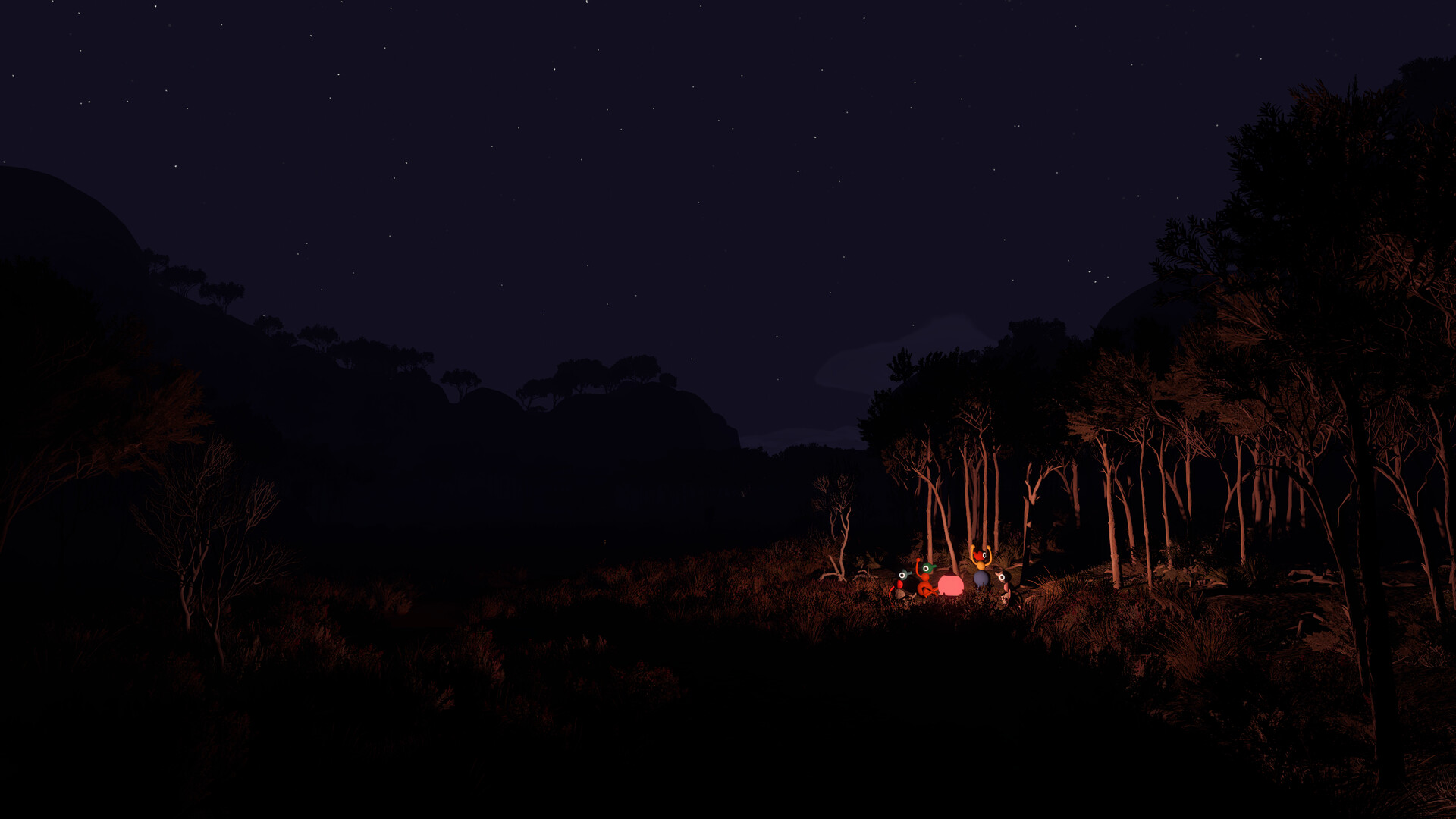 Official Big Walk screenshot showing a group working together in the environment