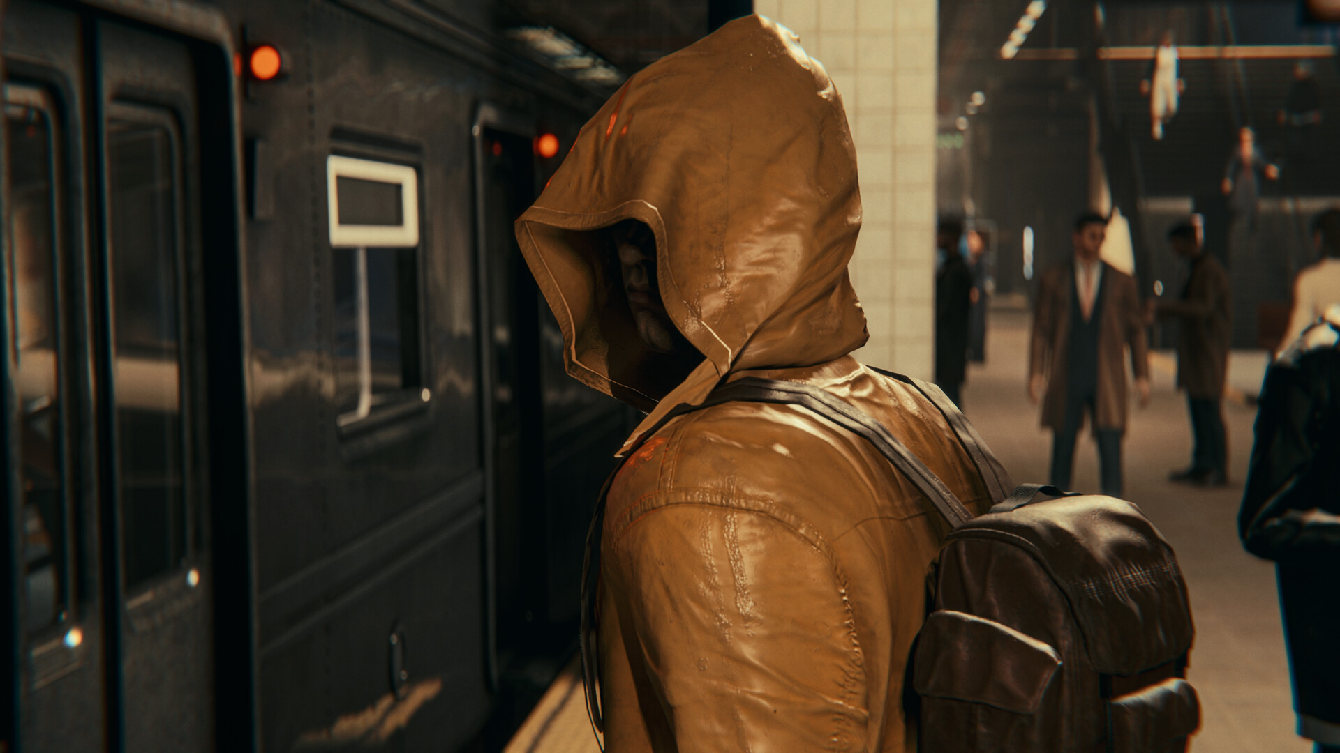 Official BLACKWOOD screenshot showing a different combat space and mission context
