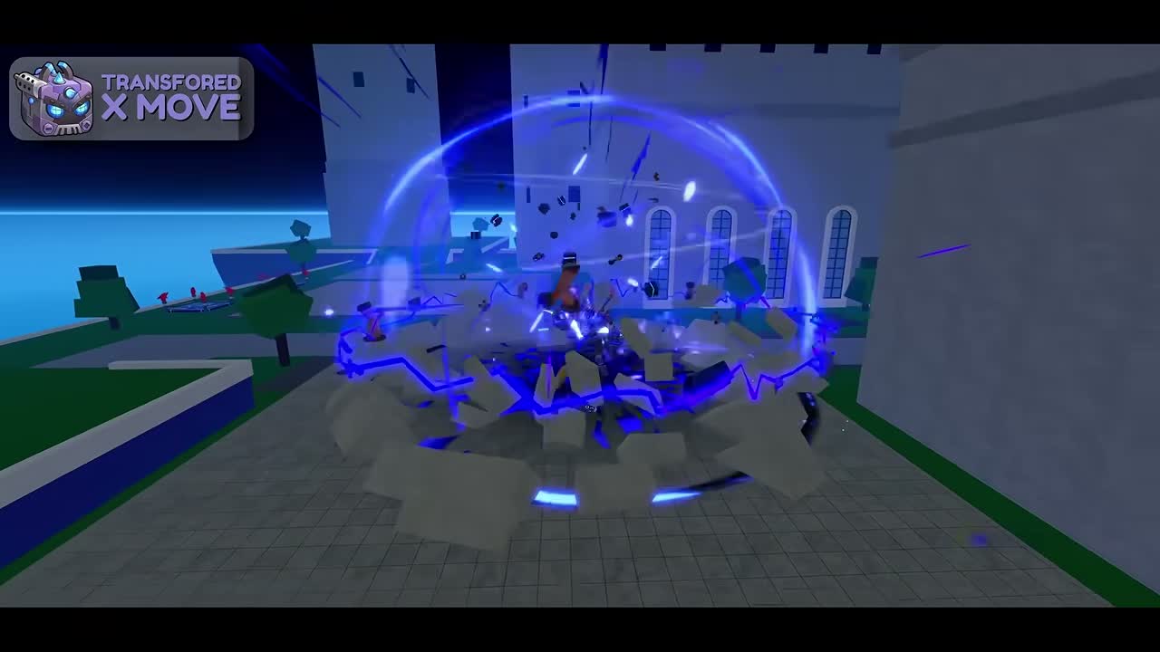 Official Gamer Robot trailer frame showing a Magnet transformation attack during gameplay