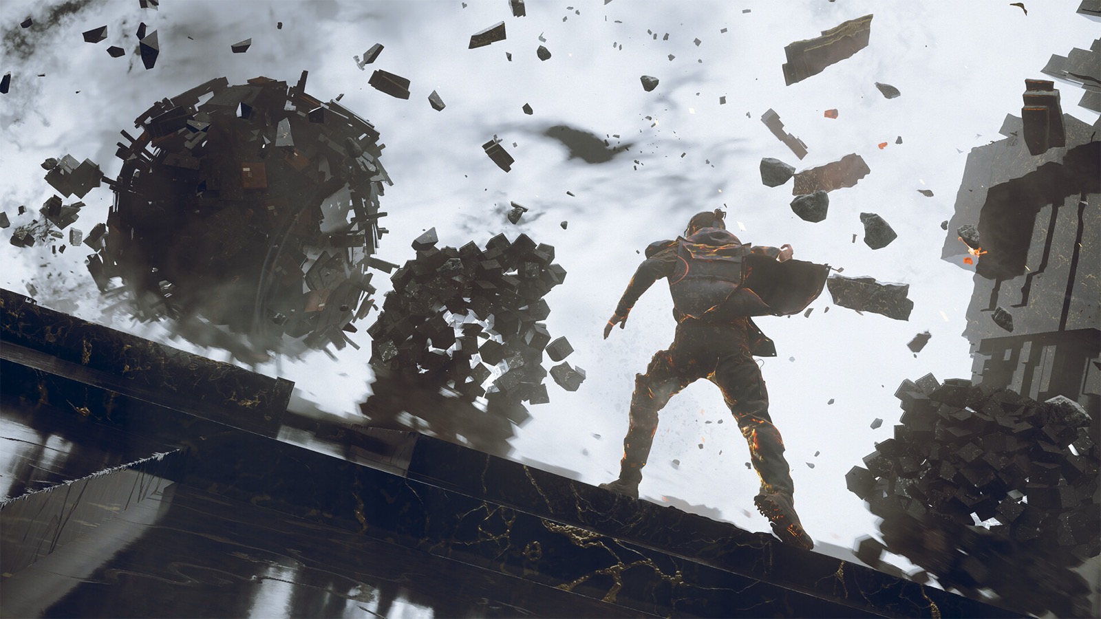 Official CONTROL Resonant screenshot showing a distinct story environment