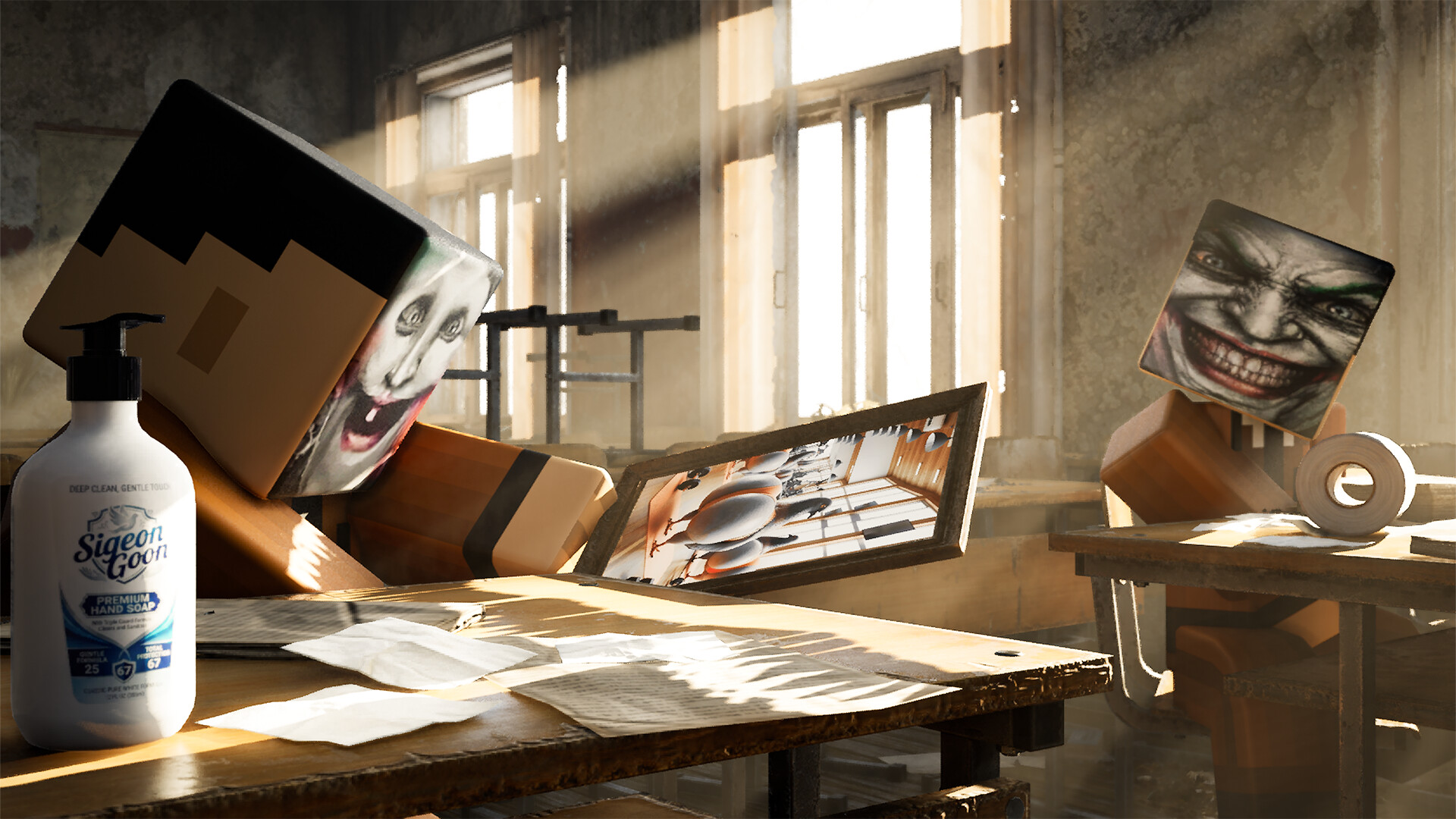 Official DISCIPLINE SIMULATOR screenshot showing its shooting-gallery action