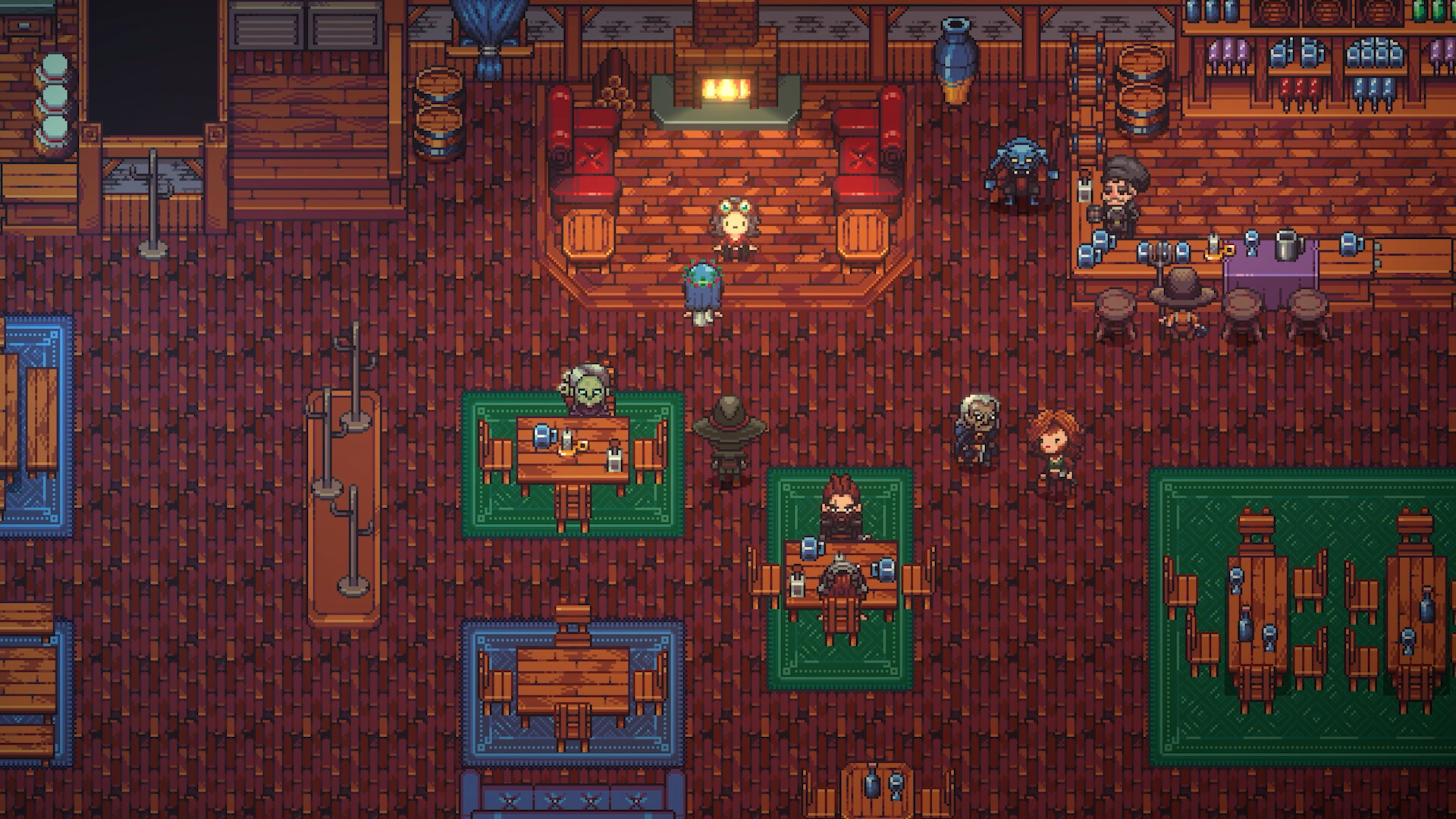 Official Emberville screenshot showing character abilities and action-RPG encounters