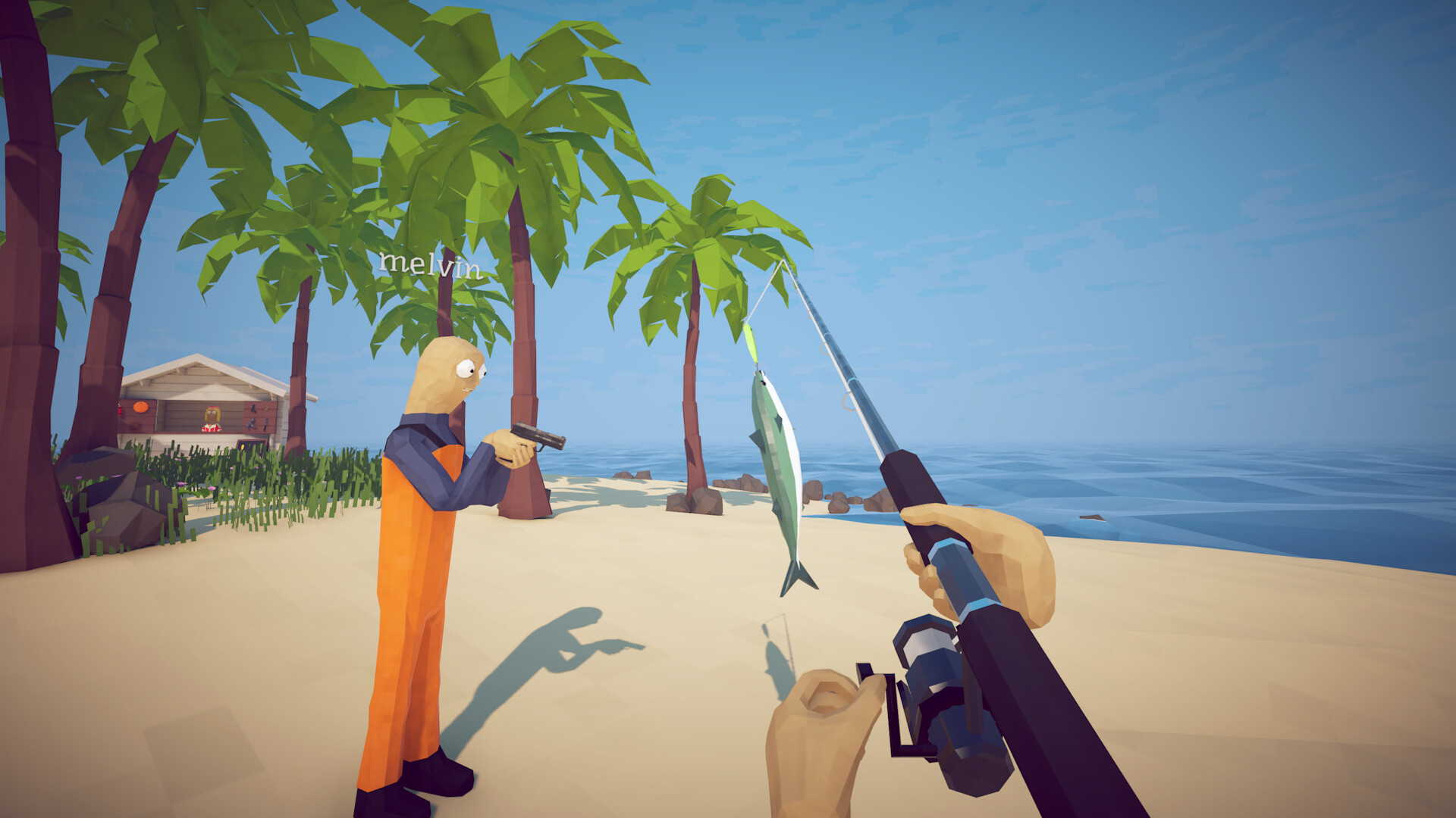 Official How to Fish screenshot showing a more dangerous expedition and varied sea creatures