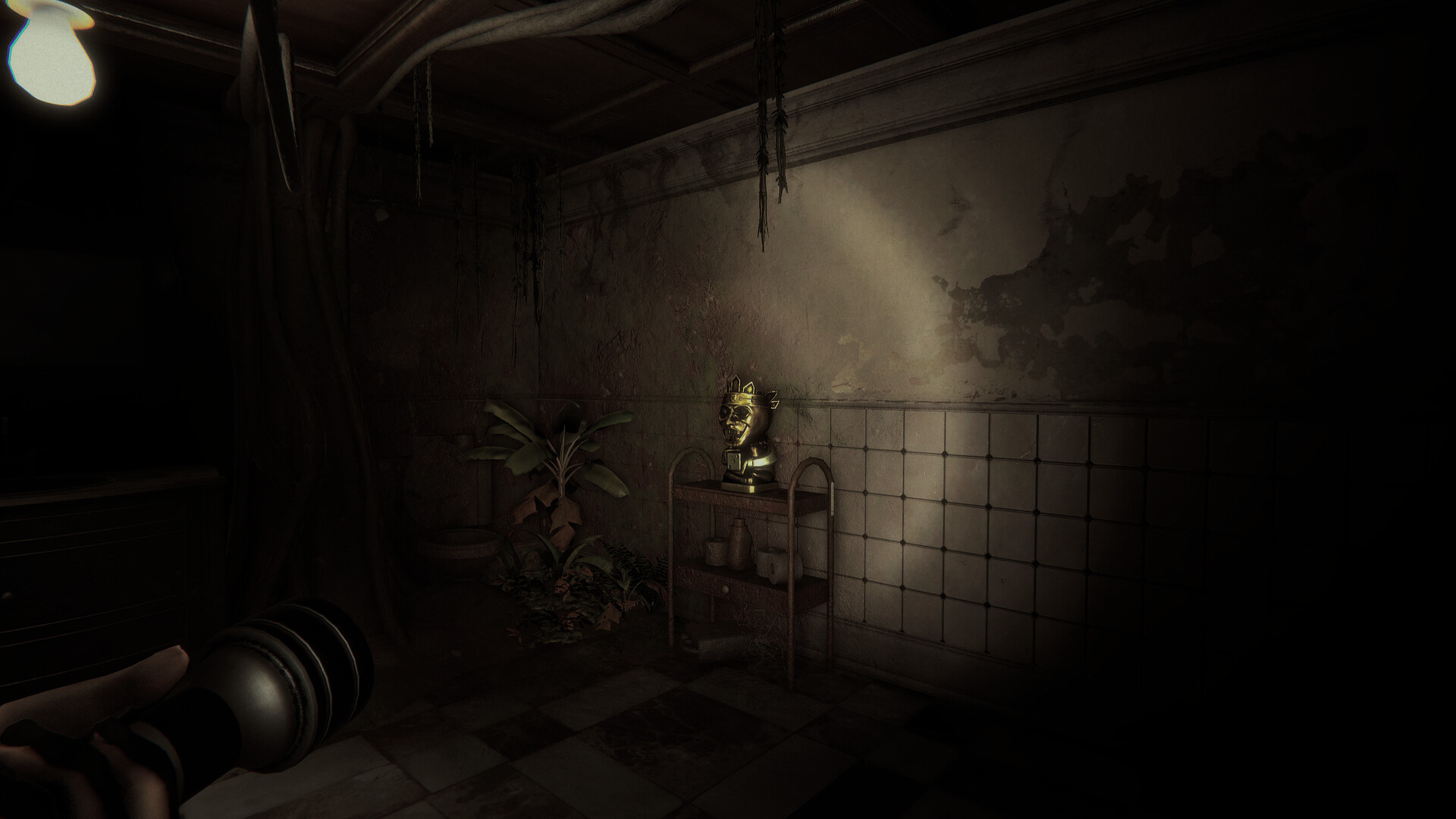 Exploration through a transformed house biome in an official Invokyr screenshot
