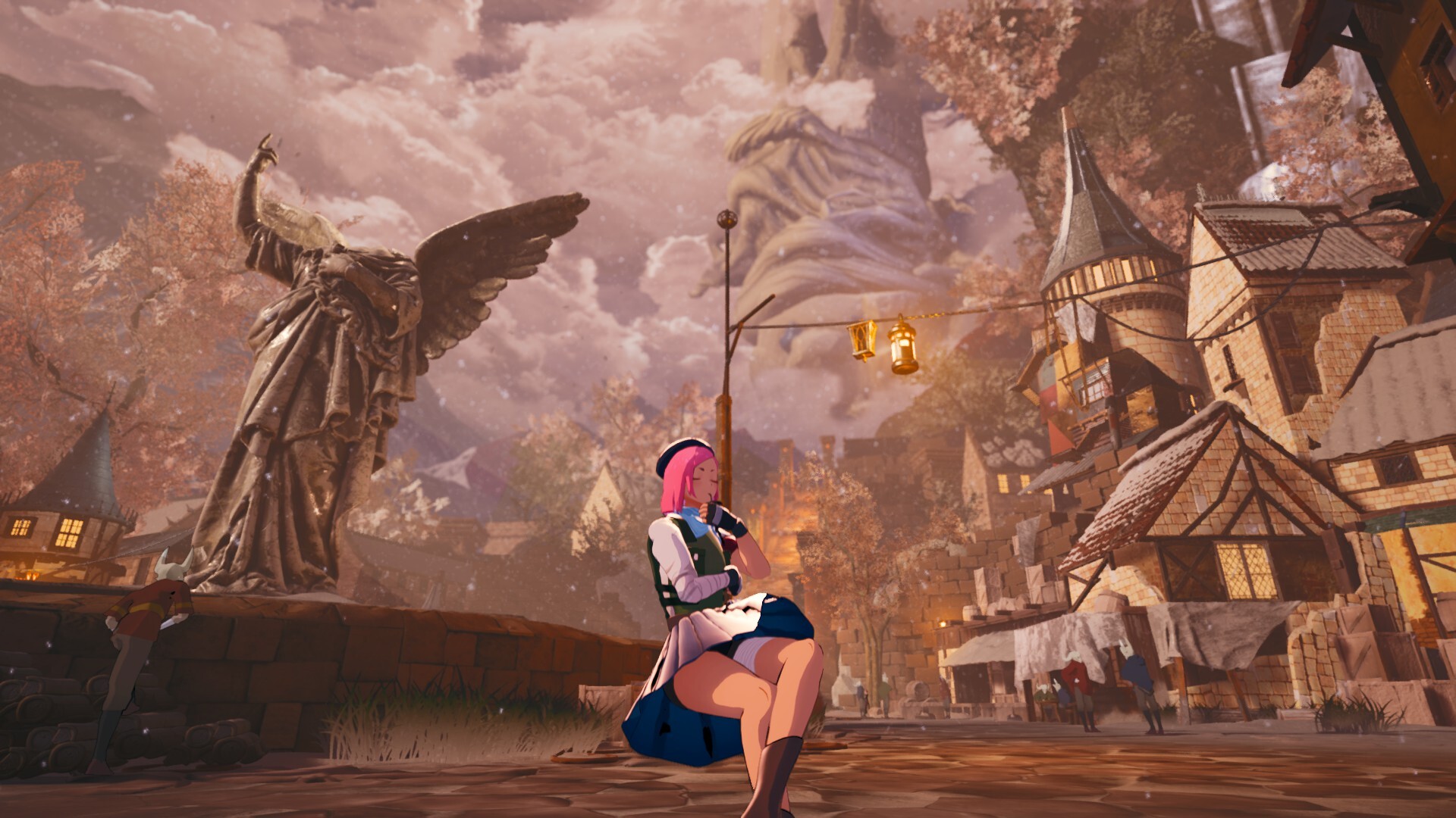 Official Kernel Hearts screenshot showing a playable magical-girl combat encounter