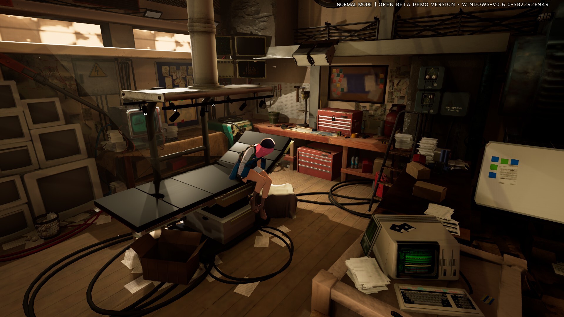 Official Kernel Hearts screenshot showing co-op combat effects and enemy pressure