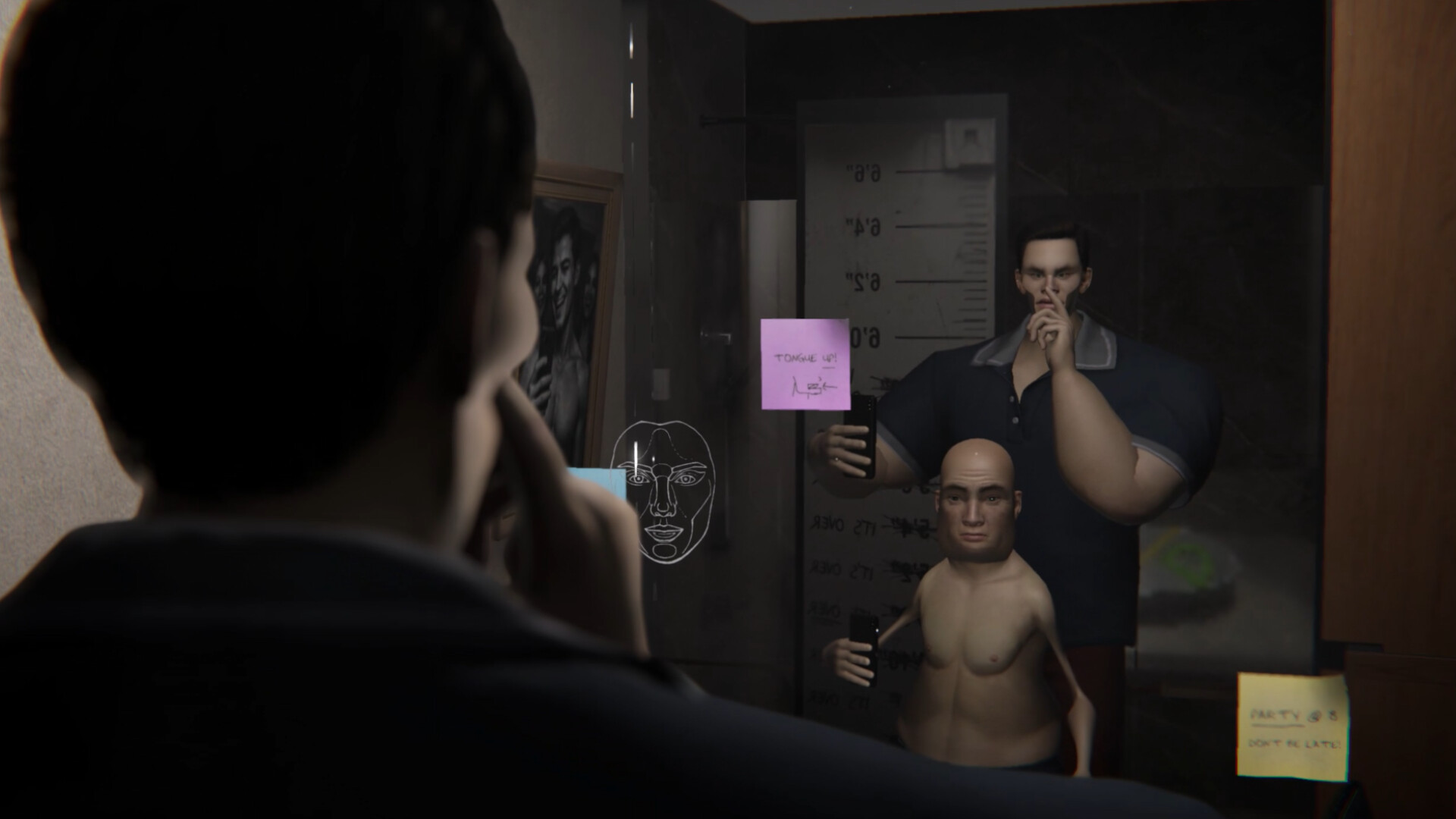 Official MOGGED screenshot showing its co-op horror setting