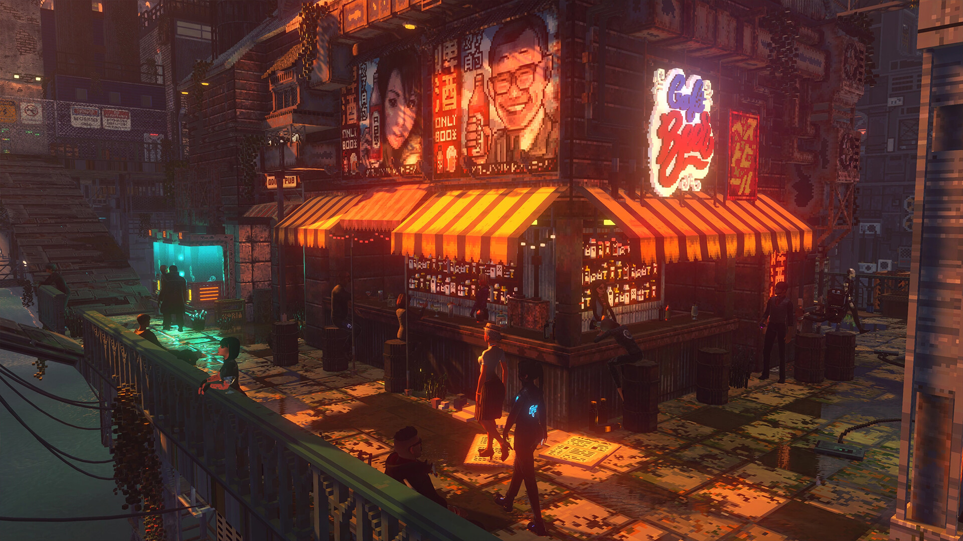 Official Nivalis Nights screenshot showing a restaurant or nightlife business interior