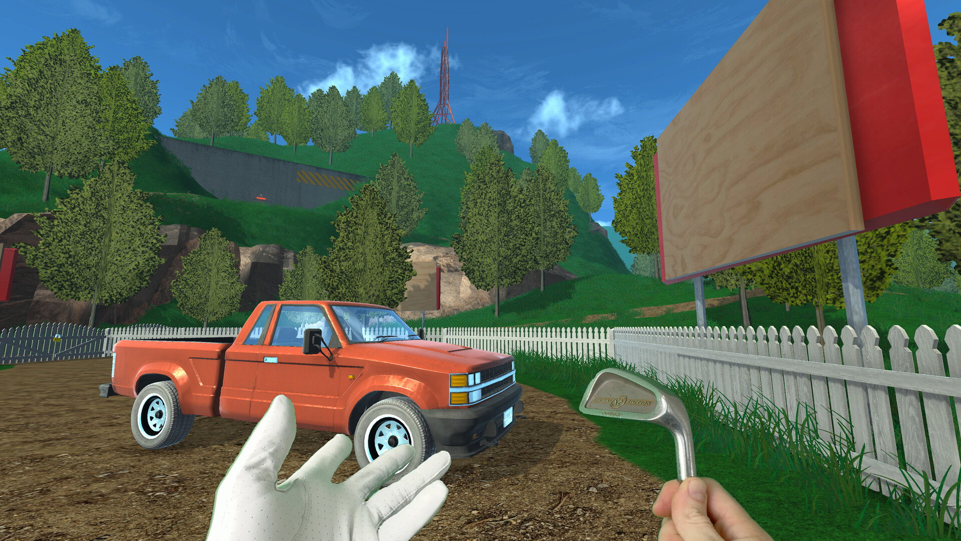 Official Normal Golf Game screenshot showing its unconventional golf controls