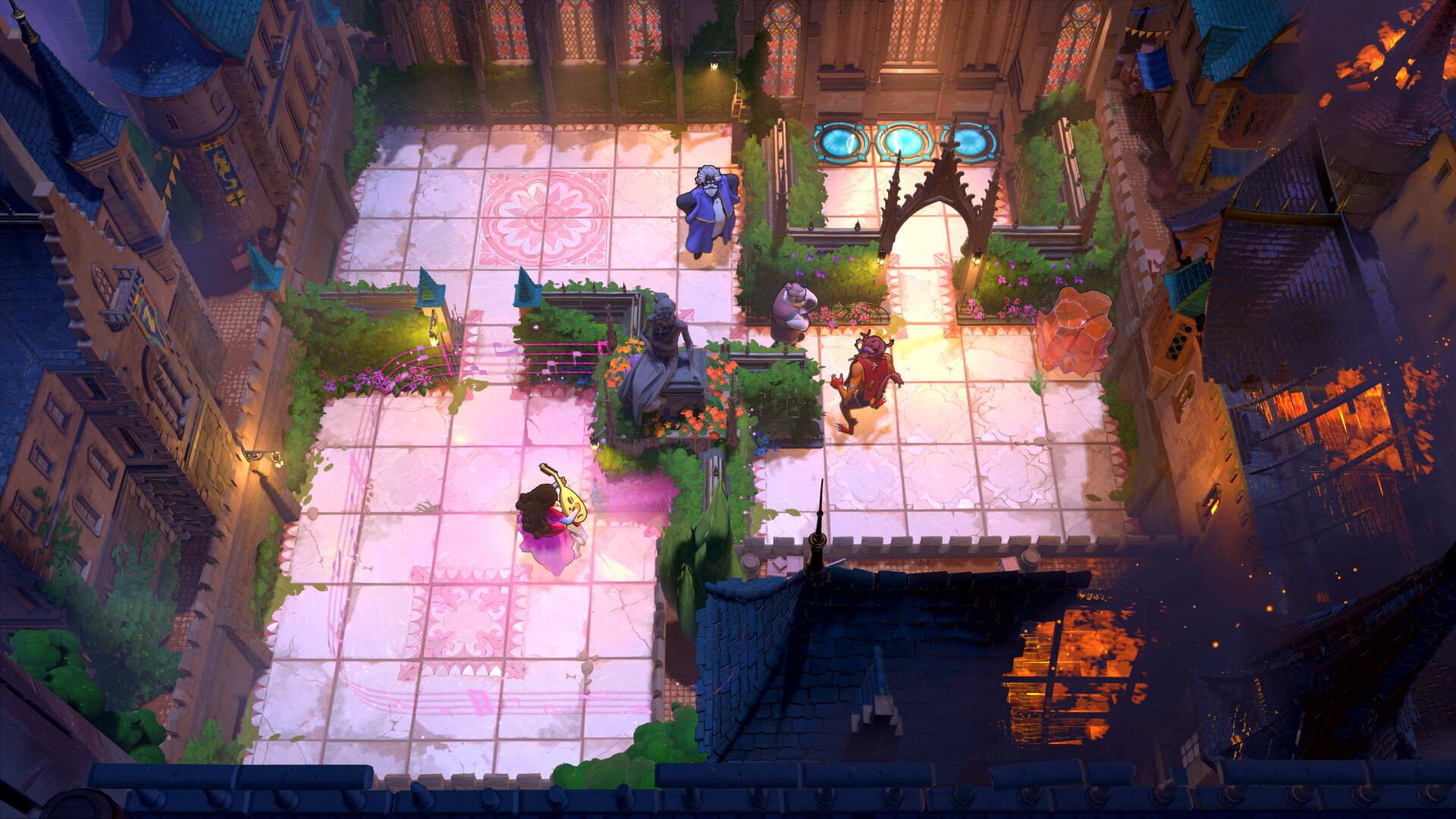 Official Order of the Sinking Star screenshot showing one of its puzzle worlds
