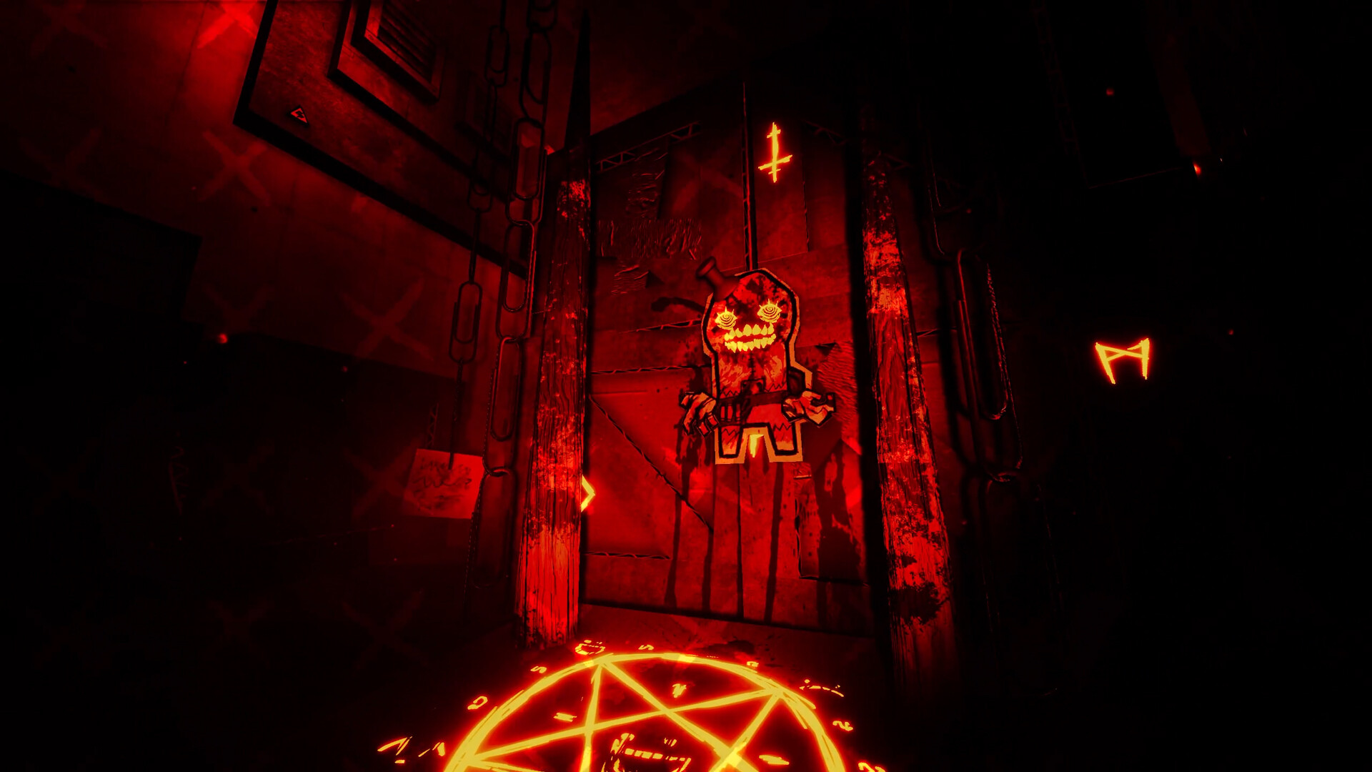 Official PAPERHEAD screenshot showing movement through a stylized paper world