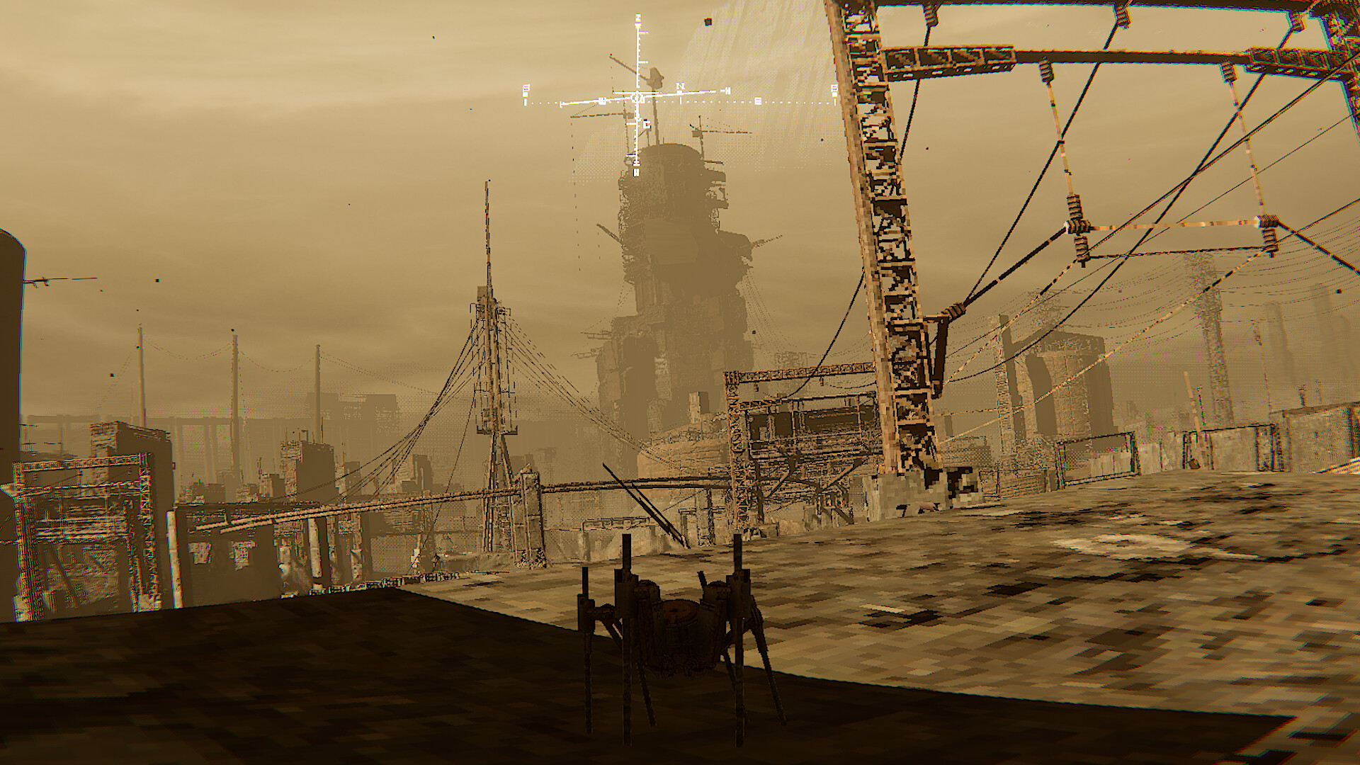Official RADIOSOL screenshot showing its sun-scorched world