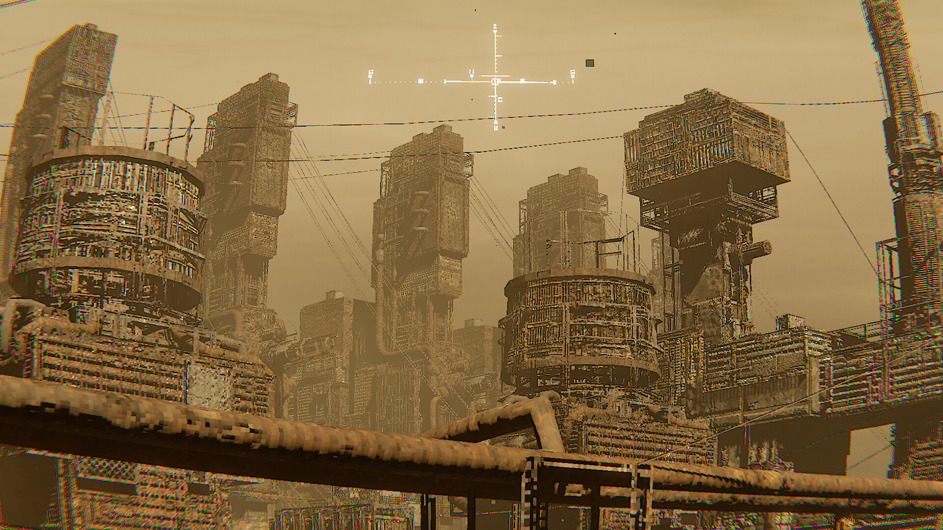 Official RADIOSOL screenshot showing another city-scale environment