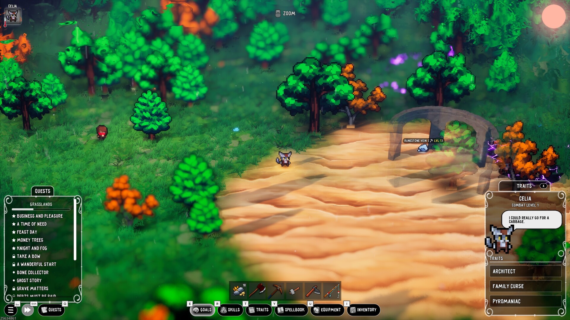 Official Soulstonia screenshot showing its party and fantasy world