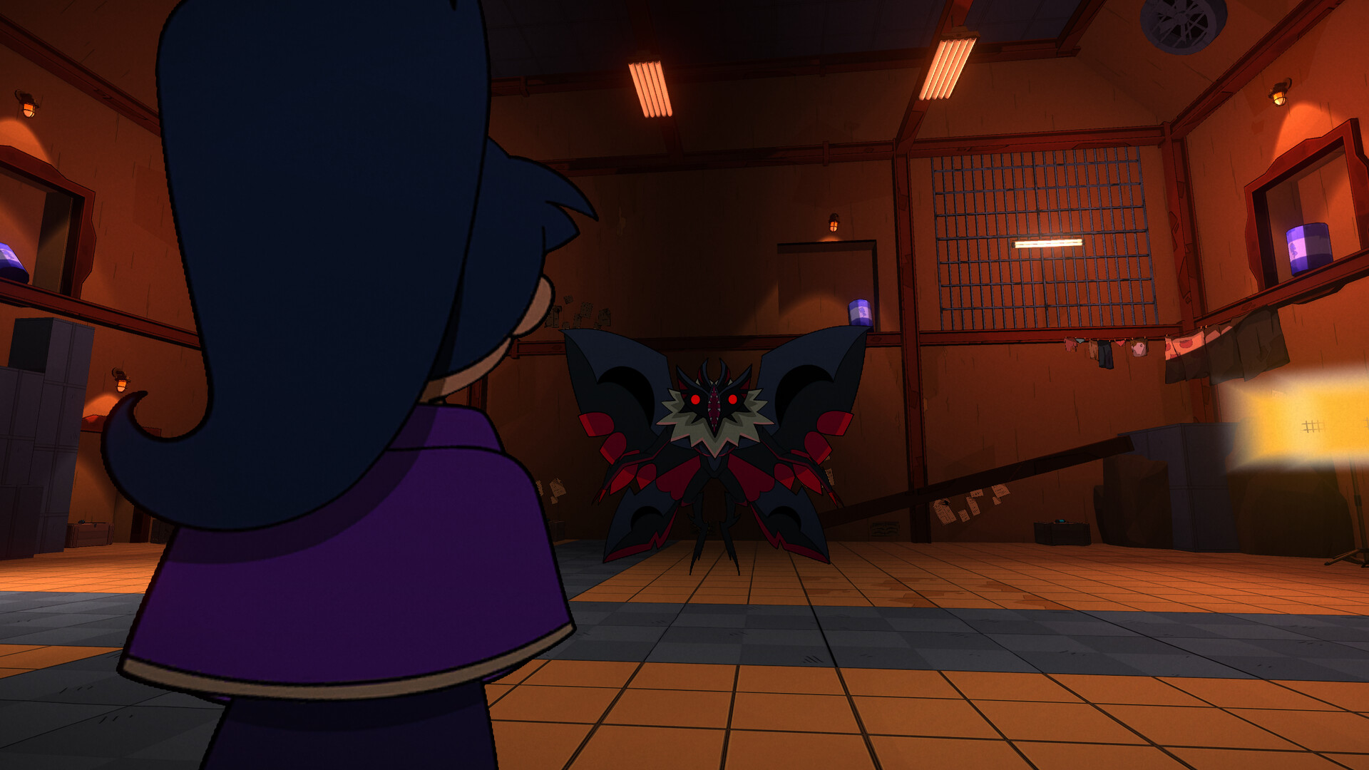 Official UnderMire screenshot showing its hand-drawn co-op combat